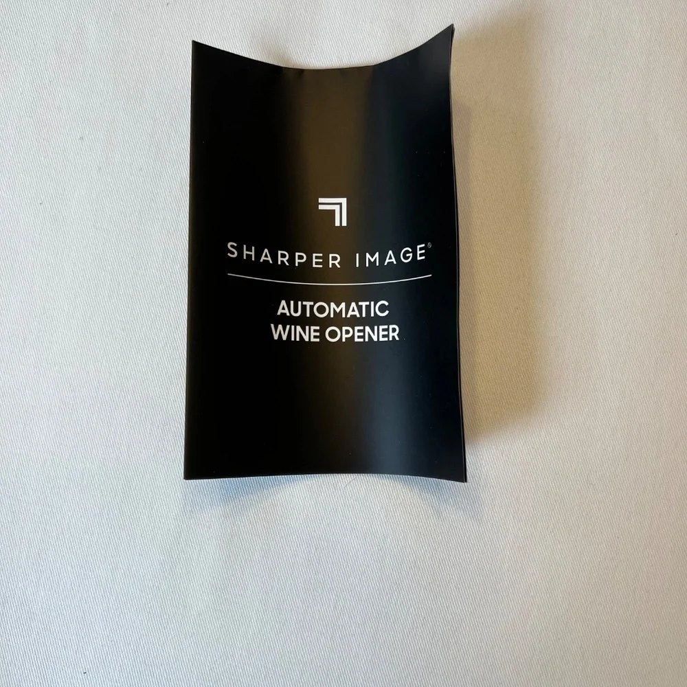 *FIRM PRICE* NIB - SHARPER IMAGE AUTOMATIC WINE BOTTLE OPENER